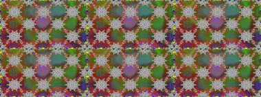 Çiçekli bahar çiçekleri. Moda baskıları için zarif bir şablon. Küçük çiçekte güzel bir desen. Motley illüstrasyonu. Küçük renkli çiçekler..