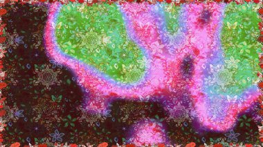 Küçük çiçekteki sevimli çiçek deseni. Modaya uygun kumaş deseni. Kusursuz Tony kumaş deseni. Raster illüstrasyonu.