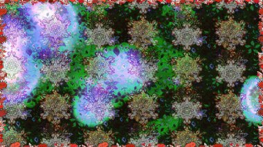 Küçük çiçekteki sevimli çiçek deseni. Gri renkli çiçekler.