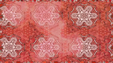 Modaya uygun kumaş deseni. Raster illüstrasyonu. Kusursuz Tony kumaş deseni. Küçük çiçekte sevimli çiçek deseni var..