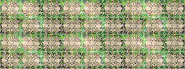 Klasik raster sarısı, kusursuz desen. Çiçek süsü kumaş deseni, cam, çiçek desenli metal bej rengi ve altın elementler..