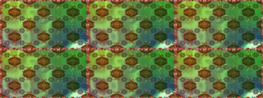 Moda baskıları için zarif bir şablon. Modern çiçek arkaplanı. Parlak renkli çiçekleri ve yeşil renkli yaprakları olan kusursuz çiçek desenleri. Halk stili.