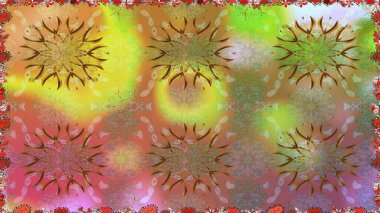 Dekorasyon ve tasarım için güzel bir desen. Eski model. Çiçeğin suluboya çizimlerinin mükemmel deseni. Moda baskısı. Suluboya kusursuz desen.