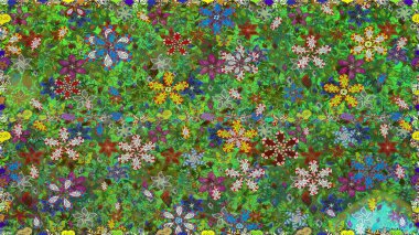 Süslü, dikişsiz, soyut çiçeklerle süslenmiş. Çiçek deseni duvar kağıdı, desen dolguları ve web sayfası arka planı için kullanılabilir. Şekillendirilmiş çiçeklerle kusursuz desen.