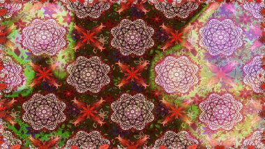 Modern, kahverengi raster arka plan duvar kâğıdı illüstrasyonu, klasik çizgili, desenli desenli çiçekler, çiçekli süsler. Çiçekli el, pürüzsüz desen..