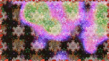 Raster. Tarafsız renklerde güzel çiçekler, suluboya desenli, duvar kağıdı, kart ya da kumaş için fayanslı..