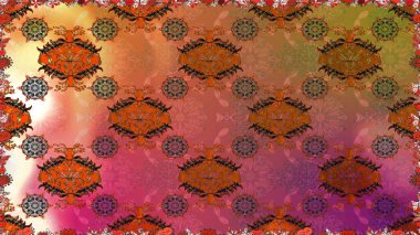 Çiçekler, yapraklar, dekoratif elementler, sıçramalar, lekeler, el çizimleri çizimleri ve Doodle çizimleri, grafik raster çizimleri.