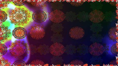 Tekrar eden çiçek arkaplanı, zarif kahverengi çiçek duvar kağıdı. Kahverengi renklerde çiçek desenleri, el yapımı papatyalar, papatyalar..