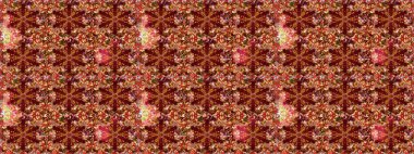 El yapımı dekoratif çerçeve, albüm kapağı, tebrik kartı, klasik Art deco tarzı. Raster soyut çiçek çelengi altın karalama fantezi yaprakları ve kırmızı renkte çiçek.