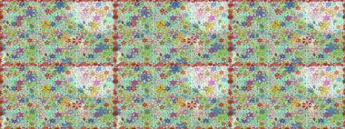 Yazdırın. Şirin seamless modeli. Raster çiçek arka plan. Yaz tema Dikişsiz desen arka plan rengi. Düz çiçek öğeleri tasarım. Şirin kumaş deseni.