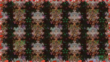 Gri renkli çiçekler. Raster düz çiçekleri pürüzsüz desen. Tasarım hediye paketi, tebrik kartları, posterler ve afiş tasarımı.