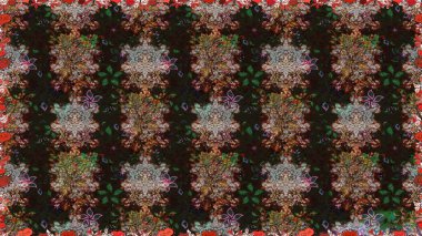 Gri renkli çiçekler. Raster düz çiçekleri pürüzsüz desen. Tasarım hediye paketi, tebrik kartları, posterler ve afiş tasarımı.