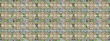 Kusursuz altın desen. Tarafsız renkler ve altın elementler. Çiçek desenli altın metal. Raster altın çiçek süsü brokar kumaş ve cam desenli..