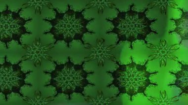 Renkli unsurlarla hareketli arka plan görüntüleri. Çiçekler. Eski model. Bayrak tarzı. Video kaydı. Şablon. Döngü. Kusursuz..