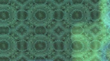 Renkli unsurlarla hareketli arka plan görüntüleri. Çiçekler. Eski model. Bayrak tarzı. Video kaydı. Şablon. Döngü. Kusursuz..