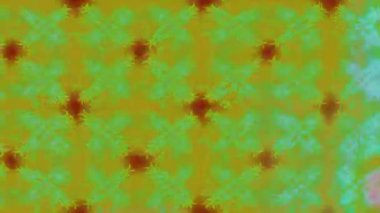 Renkli unsurlarla hareketli arka plan görüntüleri. Çiçekler. Eski model. Bayrak tarzı. Video kaydı. Şablon. Döngü. Kusursuz..