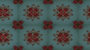 Renkli unsurlarla hareketli arka plan görüntüleri. Çiçekler. Eski model. Bayrak tarzı. Video kaydı. Şablon. Döngü. Kusursuz..