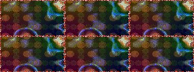 Kusursuz desen. Ultraviyole kumaş deseni. Organik motif arka planı. Raster illüstrasyonu.