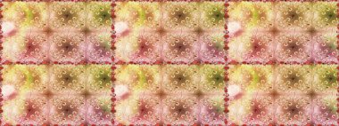 Soyut etnik raster kusursuz desen. Kabile sanatı boho baskısı, klasik çiçek arkaplanı. Arkaplan dokusu, duvar kağıdı, bej renkli çiçek teması.