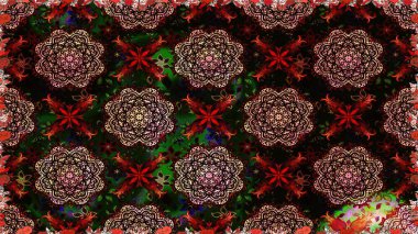 Siyah renkli çiçekler. Raster düz çiçekleri pürüzsüz desen. Tasarım hediye paketi, tebrik kartları, posterler ve afiş tasarımı.