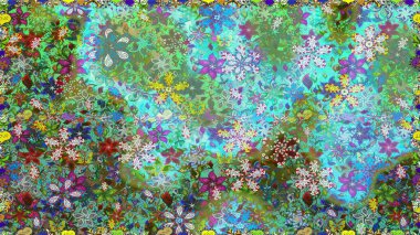 Bahar mevsimi. Raster dikişsiz şirin çiçek deseni. Tatil havası. Nazik romantik baskı.