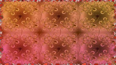 Karalama çiçeği. Zentangle soyut çiçekleri. Raster illüstrasyonu. Düz Çiçek Elementleri Tasarımı. Güzel kumaş deseni. Renkli Bahar Teması Kusursuz Arkaplan.