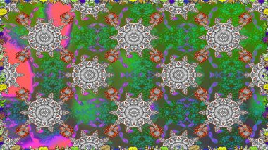 Paisley el çizimi elementler. Ev dekoru. Fantezi çiçekli kusursuz desen, doğal duvar kağıdı, çiçek desenli kıvrım çizimi..