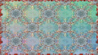 Düz Çiçek Elementleri Tasarımı. Çiçekli kusursuz retro desen. Tarafsız renklerde çiçekler. Renkli Yaz Temalı Kusursuz Arkaplan.