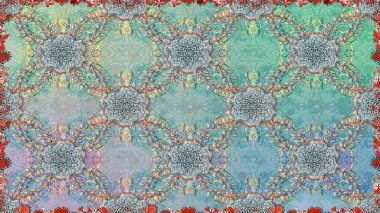 Düz Çiçek Elementleri Tasarımı. Çiçekli kusursuz retro desen. Tarafsız renklerde çiçekler. Renkli Yaz Temalı Kusursuz Arkaplan.