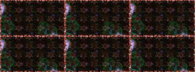 Hediye ambalaj kağıdı, tebrik kartları, posterler ve pankart tasarımı. Siyah renkli çiçekler. Raster düz çiçekleri pürüzsüz desen.