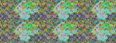 Küçük çiçekte güzel bir çiçek deseni var. Raster deseni. Çiçekli, suluboya desenli kusursuz çiçek deseni.