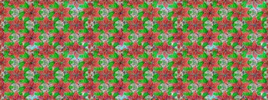 Yeşil renkler ve parlak çiçekler üzerinde soyut, pürüzsüz desen. Küçük çiçekte hoş bir çiçek deseni var. Çiçek elementli zarif raster dokusu..