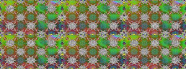 Küçük çiçekli şirin bir desen. Çiçek ve yapraklı çiçek deseni. Raster illüstrasyonu.