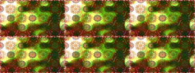 Çocuk stili. Renkli Bahar Temalı Kusursuz Arkaplan. Düz Çiçek Elementleri Tasarımı. Çiçekli pürüzsüz raster arka plan.