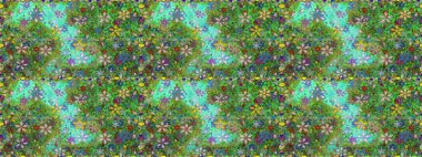 Yeşil renkli çiçekler. Nazik, sevimli çiçek arkaplanı. Raster çiçek desenli ve çiçekli..