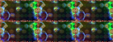 Motley illüstrasyonu. Küçük çiçekte güzel bir desen. Çiçekli bahar çiçekleri. Moda baskıları için zarif bir şablon. Küçük renkli çiçekler..