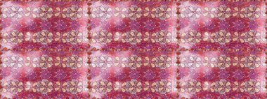 Küçük çiçekte hoş bir çiçek deseni var. Pembe renkler ve parlak çiçekler üzerinde soyut, pürüzsüz desen. Çiçek elementli zarif raster dokusu..