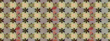 Çiçek arkaplanlı soyut zarafet eskiz deseni. Raster Güzel kumaş deseni.
