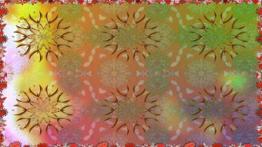 Zentangle soyut çiçekleri. Düz Çiçek Elementleri Tasarımı. Güzel kumaş deseni. Raster illüstrasyonu. Karalama çiçeği. Renkli Bahar Teması Kusursuz Arkaplan.