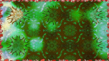 Çiçekler, dallar, bitkiler ve çiçekler. Raster illüstrasyonu. Güzel kumaş deseni. El çizimi.