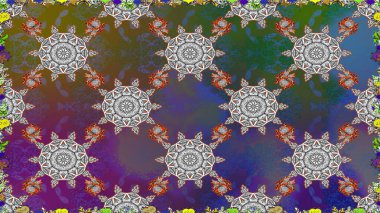 Yumuşak, yaz çiçekli arka plan. Gri renkli çiçekler. Raster çiçek desenli ve çiçekli..