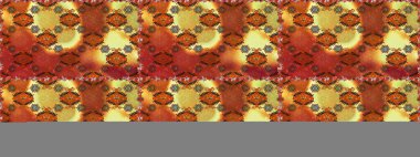 Çocuksu tasarım. Kahverengi arka planda. Tekstil, kumaş, ambalaj, hatıra defteri için hoş bir çiçek arkaplanı. Elle çizilmiş karalama çiçekleri ile pürüzsüz desen.