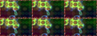 Soyut zarafet, çiçekli arkaplan deseni. Raster Güzel kumaş deseni.