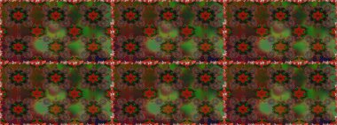 Raster Şirin kumaş deseni. Kusursuz bir mahsul. Renkli Bahar Temalı Kusursuz Arkaplan. Düz Çiçek Elementleri Tasarımı.