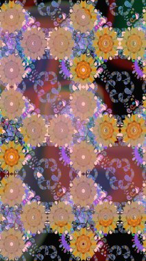 Dekorasyon ve tasarım için güzel desen. Suluboya dikişsiz desen. Trendy baskı. Vintage. Çiçeğin suluboya skeçleri Zarif desen.