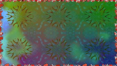 Doğum günü kartı ya da düğün davetiyesi. Raster illüstrasyonu. Suluboya çiçek buketi. Yeşil renklerde. Çiçek arkaplan. Çiçekli tebrik kartı.