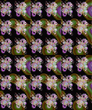 Düz Çiçek Elementleri Tasarımı. Renkli Yaz Temalı eskiz kalıbı. Raster çiçekli arka plan. Güzel eskiz şekli. Yazdır. Şirin kumaş deseni.