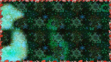 Blossoming background for printing on fabric, wallpaper and paper. Bright bouquets on a fashion grunge background. Cute seamless pattern with a small flower in a vintage style. Raster illustration.