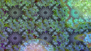 Çiçeksiz arka plan. Raster illüstrasyonu. Çiçek deseni. Şatafatlı bahar bahçesi dokusu.