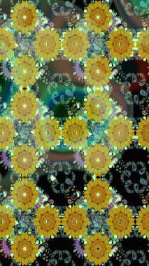 Zarif, parlak ve kusursuz yeşil çiçek desenli tasarım. Sabıka baskıları, bebek kıyafetleri, duvar kâğıtları, paket kutuları vb..